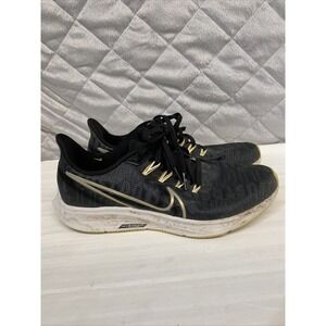Nike Shoes Women's 7.5 Zoom Running Black Discus Track Field Swoosh Rival